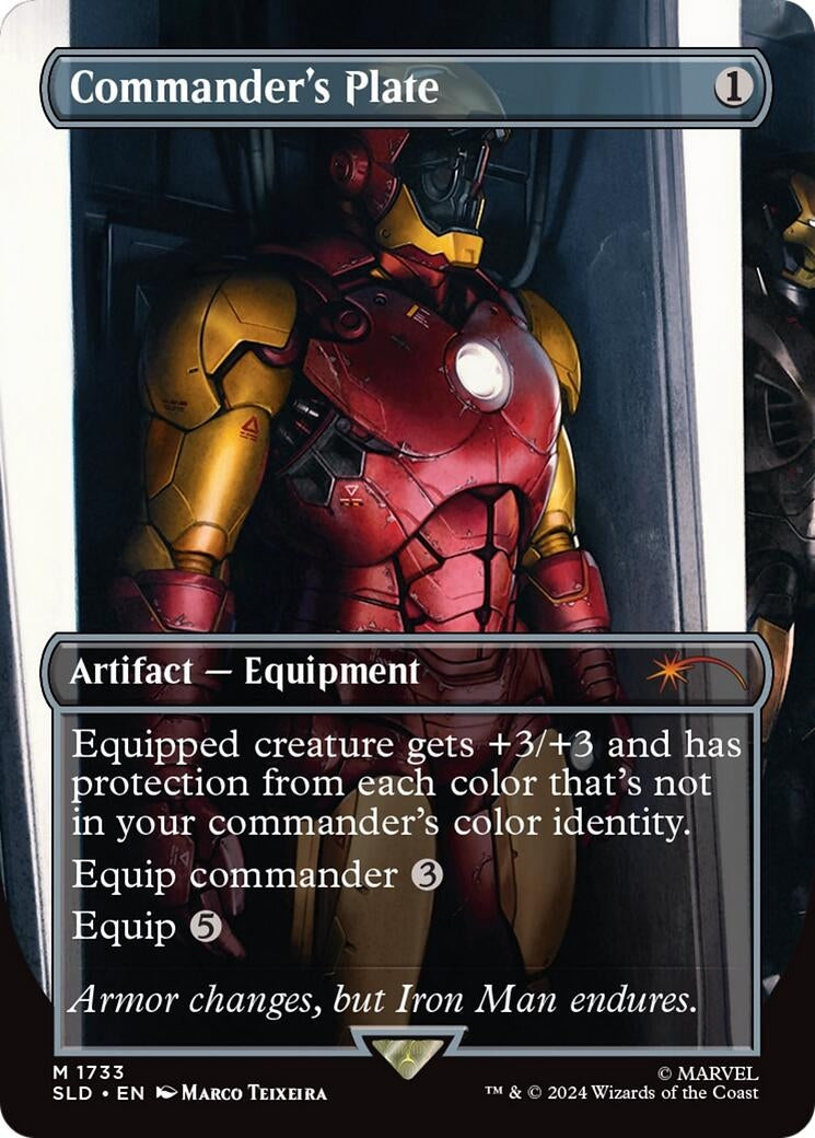 Image for Commander's Plate (1733) (1733) (SLD) - Magic: The Gathering