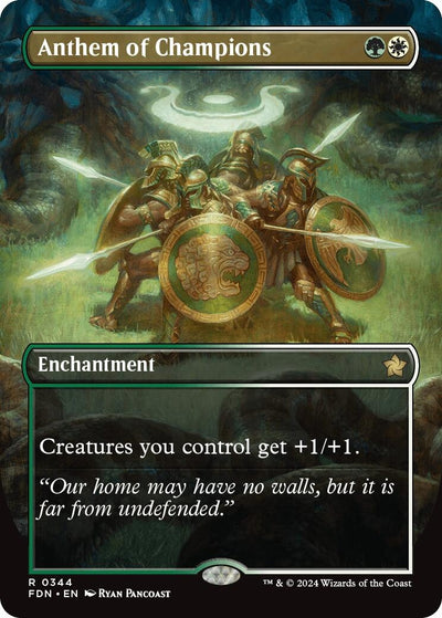 Anthem of Champions (Borderless) (344) (FDN)