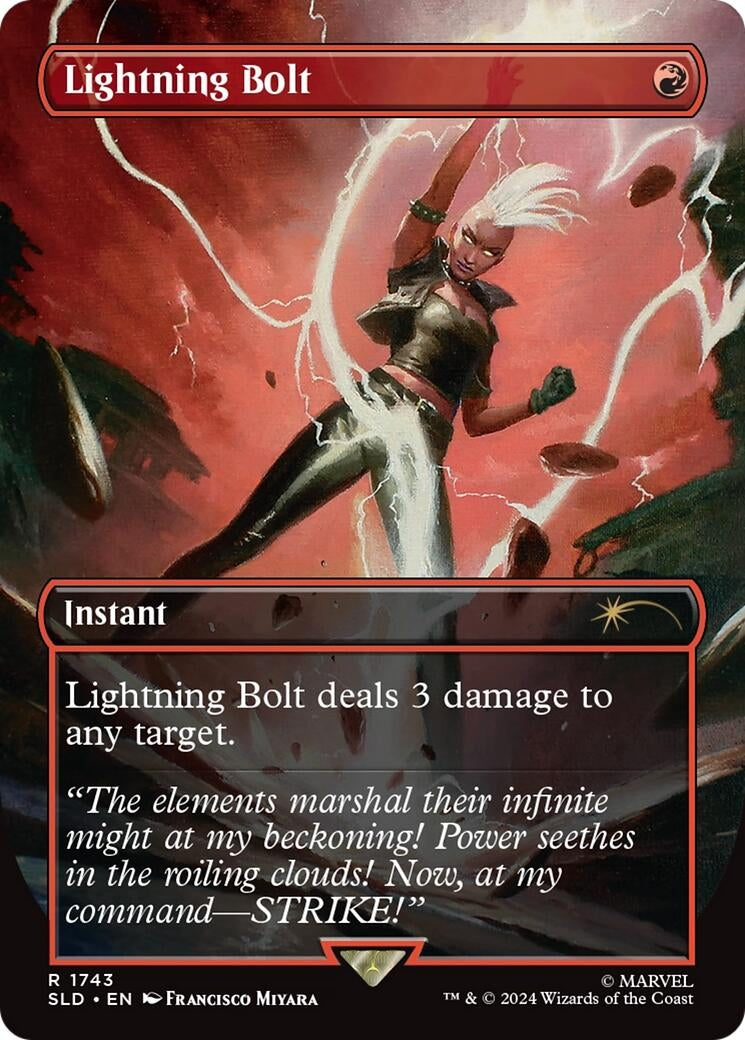 Image for Lightning Bolt (1743) (1743) (SLD) - Magic: The Gathering