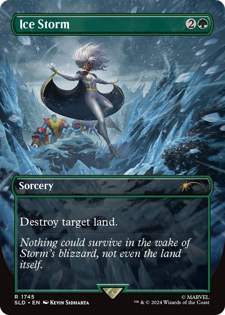 Image for Ice Storm (Rainbow Foil) (1745) (SLD) - Magic: The Gathering