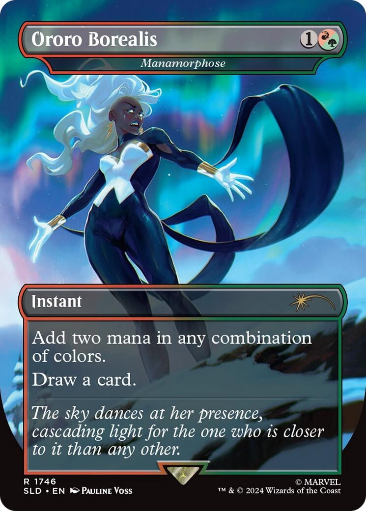Image for Ororo Borealis - Manamorphose (Rainbow Foil) (1746) (SLD) - Magic: The Gathering