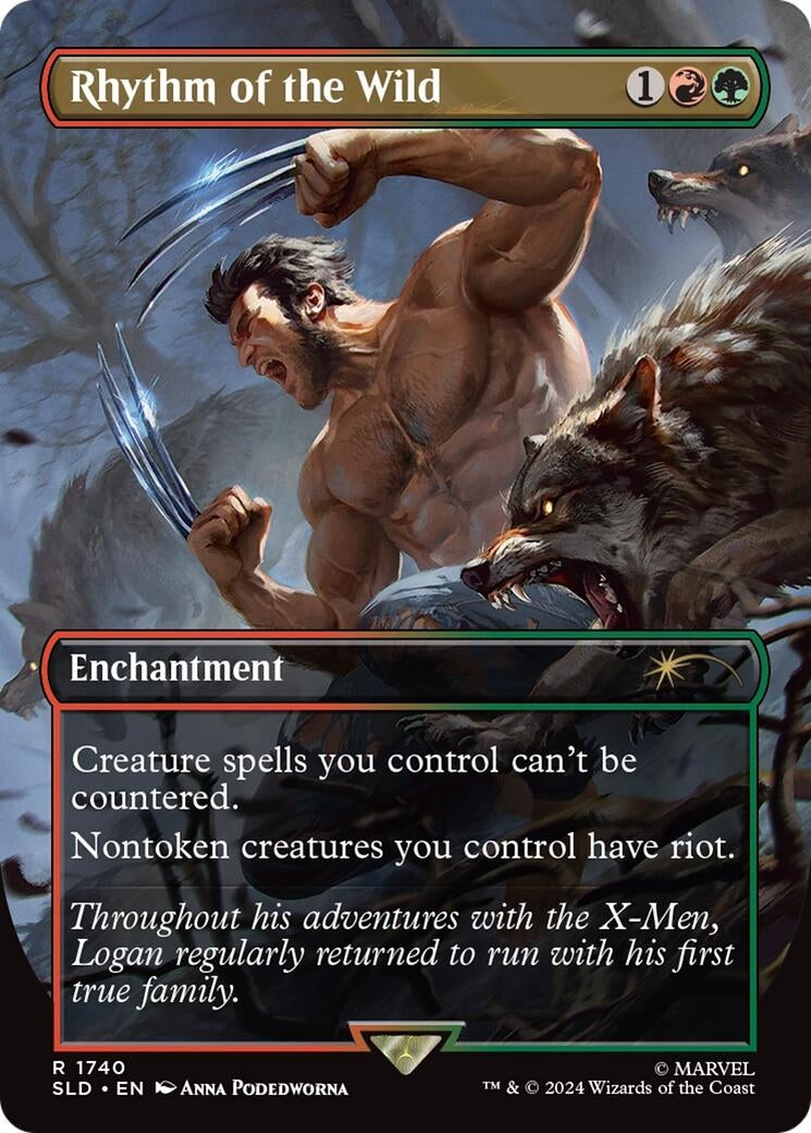 Image for Rhythm of the Wild (Rainbow Foil) (1740) (SLD) - Magic: The Gathering
