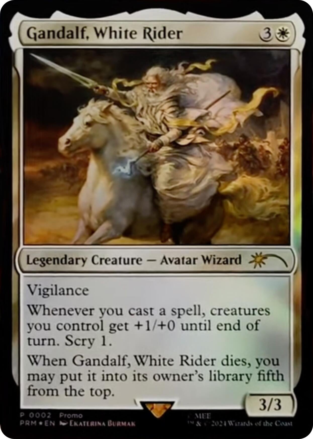 Image for Gandalf, White Rider (2) (UMP) - Magic: The Gathering
