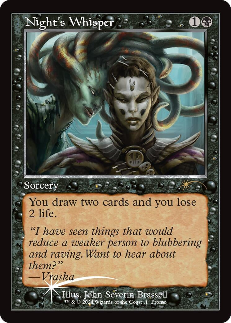 Image for Night's Whisper (Retro Frame) (1) (OHP) - Magic: The Gathering