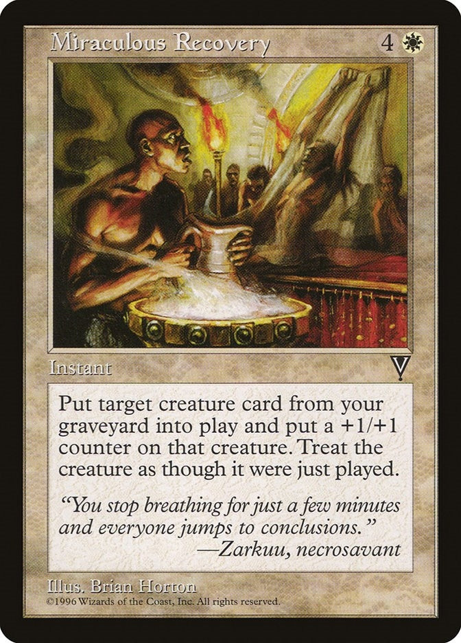 Image for Miraculous Recovery (VIS) - Magic: The Gathering