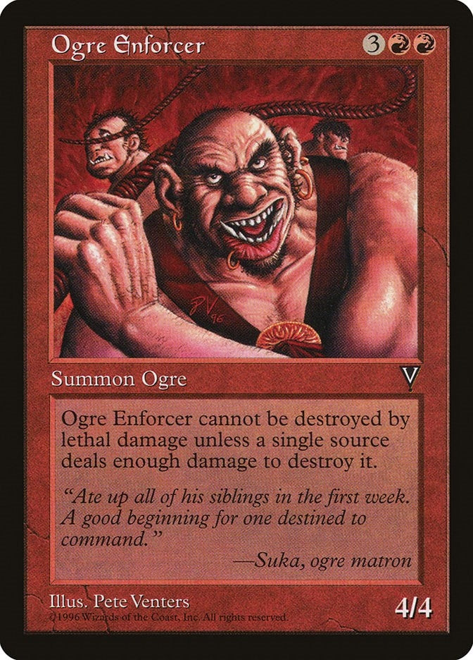 Image for Ogre Enforcer (VIS) - Magic: The Gathering