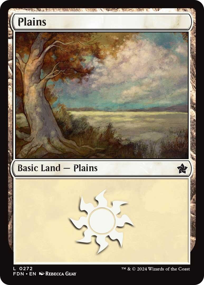 Image for Plains (0272) (272) (FDN) - Magic: The Gathering