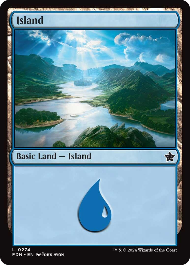 Image for Island (0274) (274) (FDN) - Magic: The Gathering