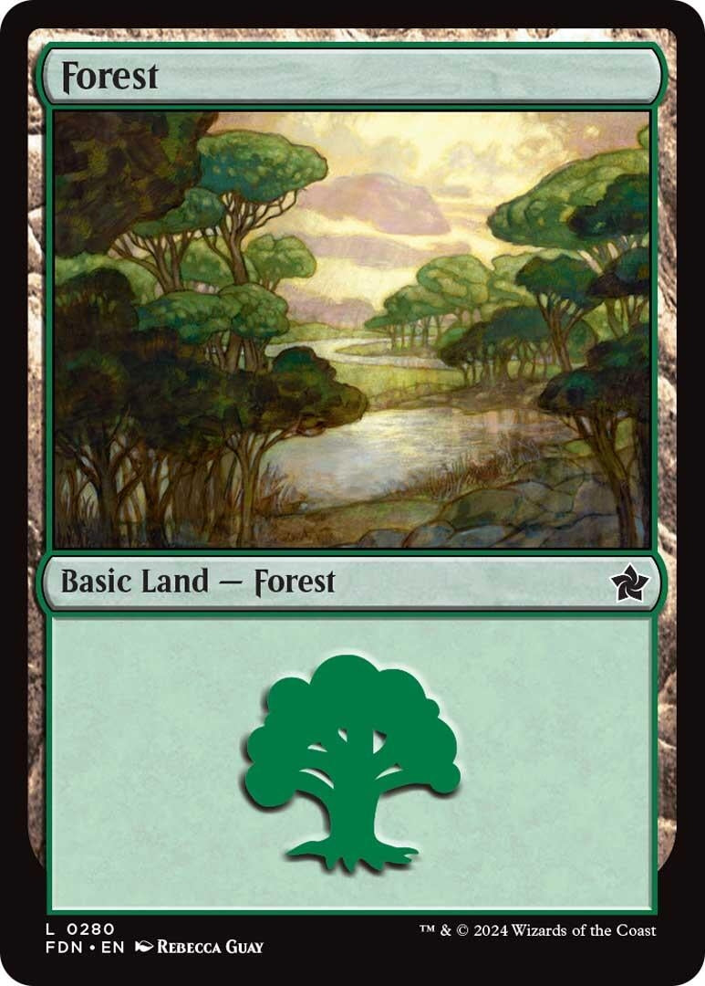 Image for Forest (0280) (280) (FDN) - Magic: The Gathering