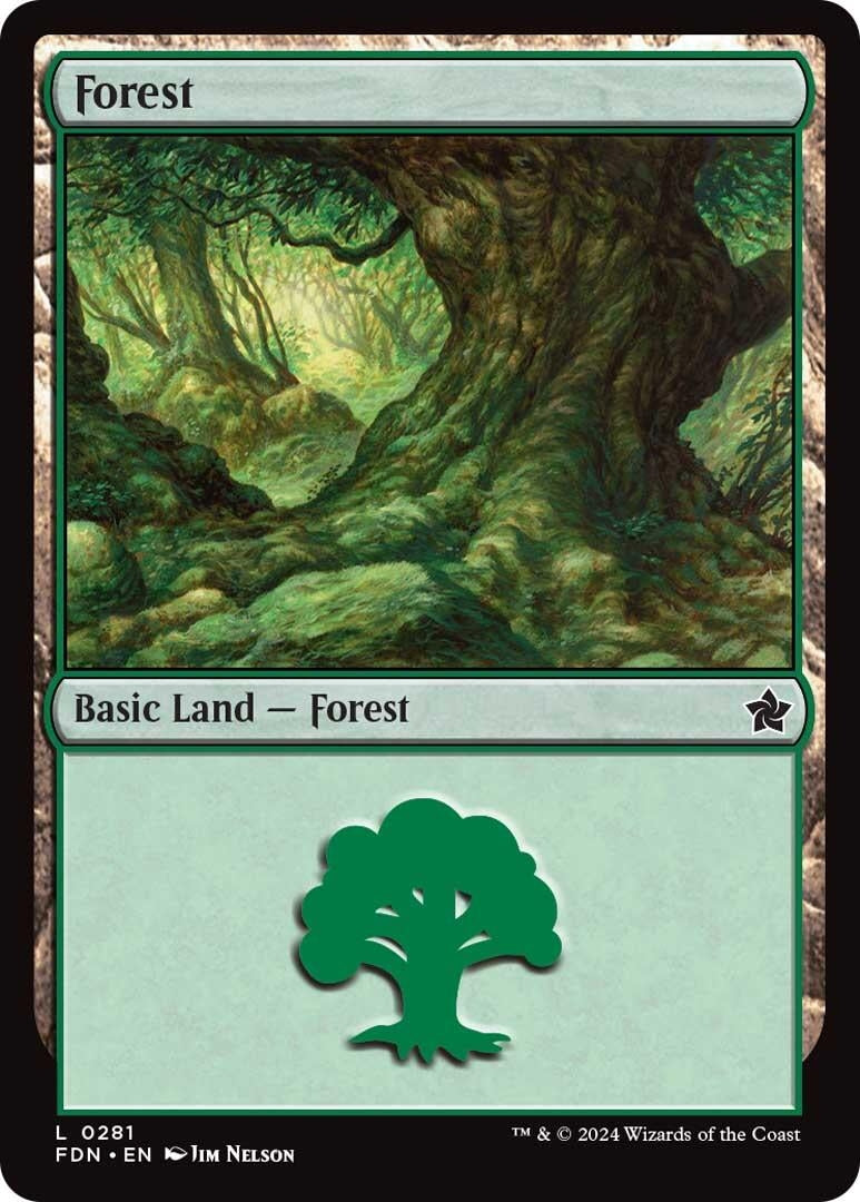 Image for Forest (0281) (281) (FDN) - Magic: The Gathering