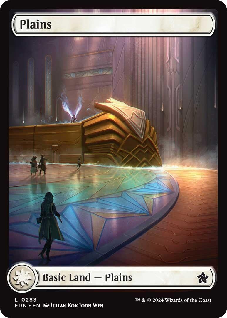 Image for Plains (0283) (283) (FDN) - Magic: The Gathering
