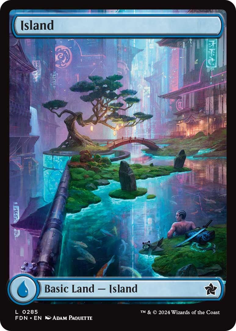 Image for Island (0285) (285) (FDN) - Magic: The Gathering