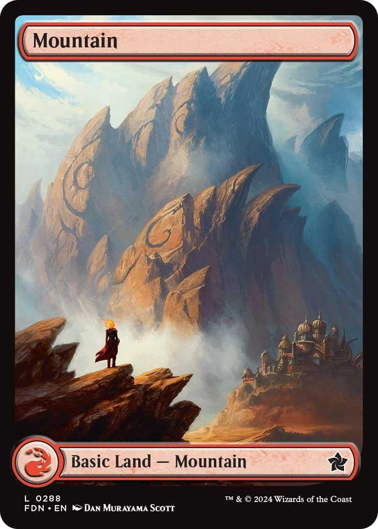 Image for Mountain (0288) (288) (FDN) - Magic: The Gathering