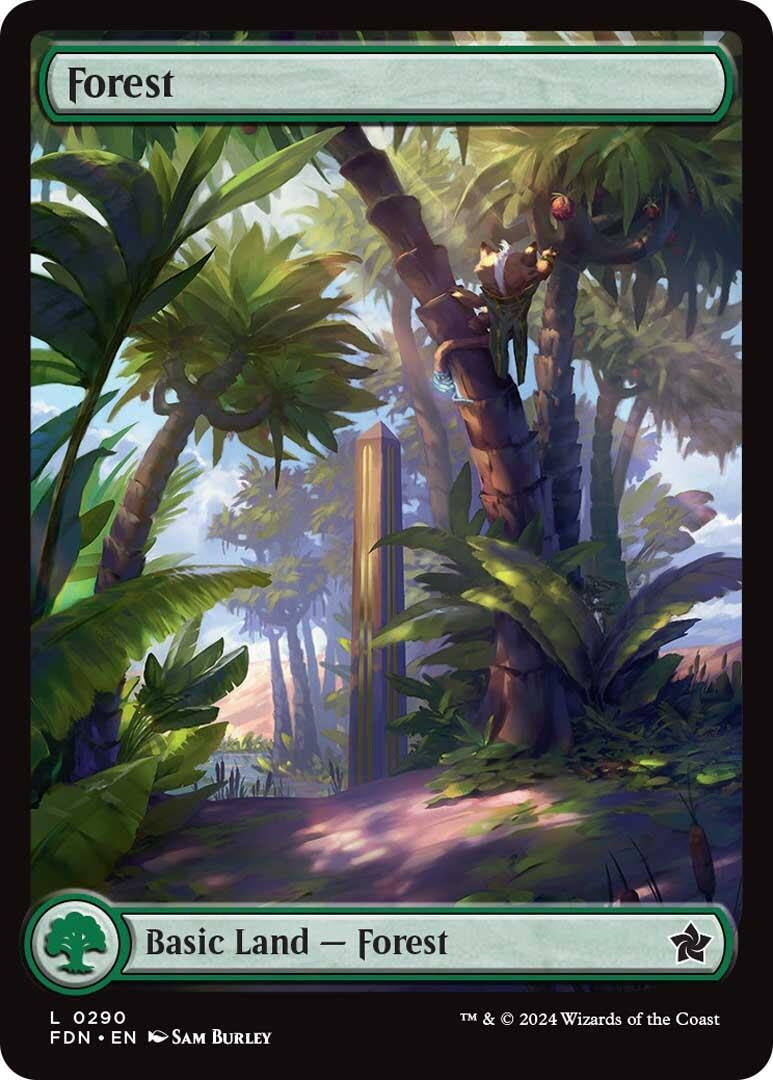 Image for Forest (0290) (290) (FDN) - Magic: The Gathering