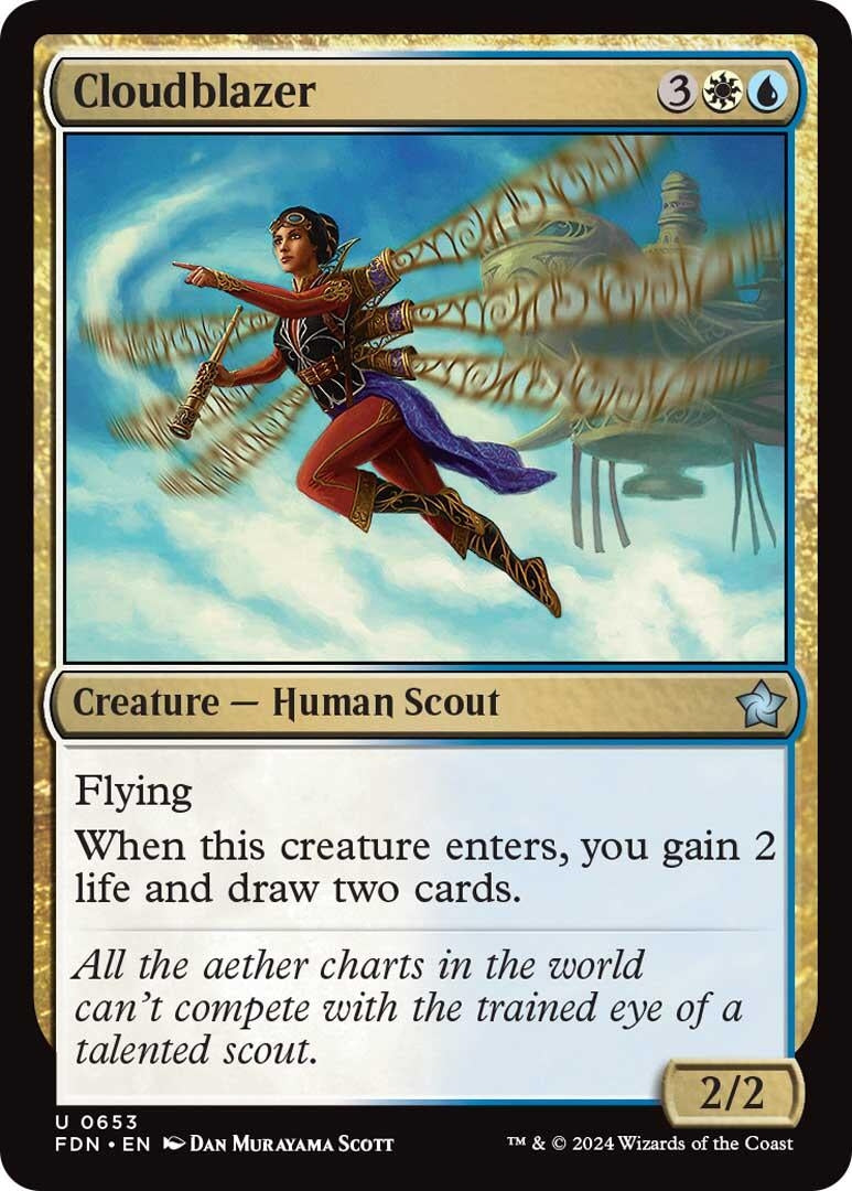 Image for Cloudblazer (653) (FDN) - Magic: The Gathering