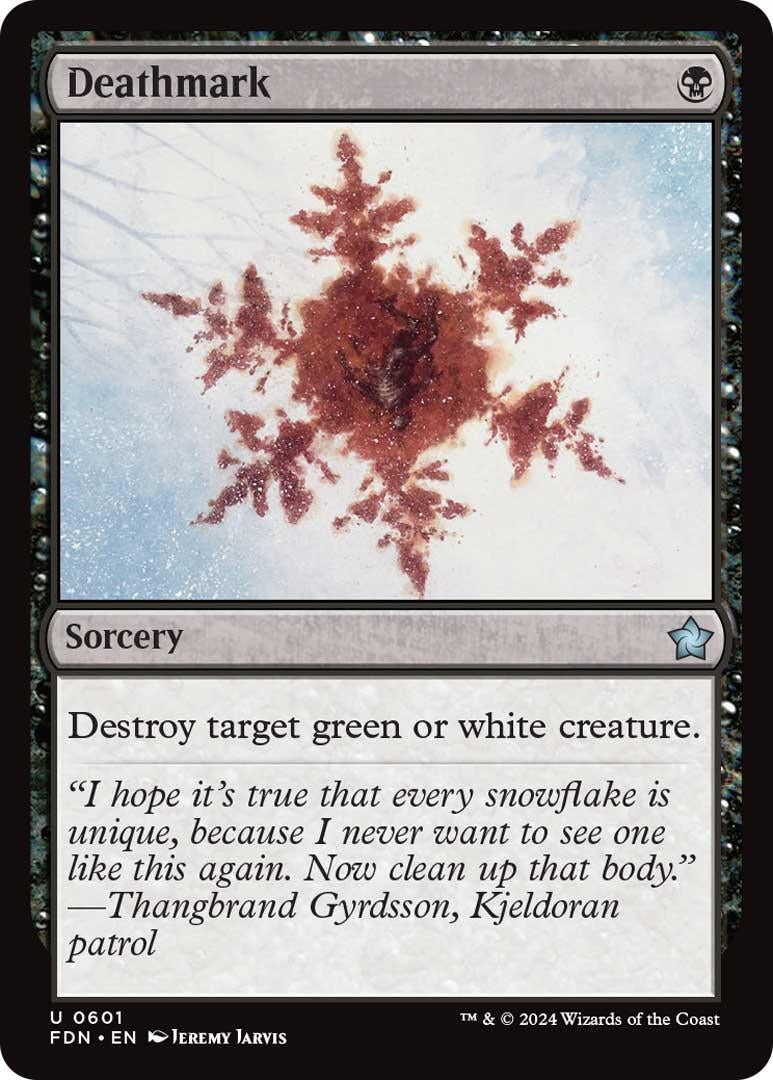 Image for Deathmark (601) (FDN) - Magic: The Gathering
