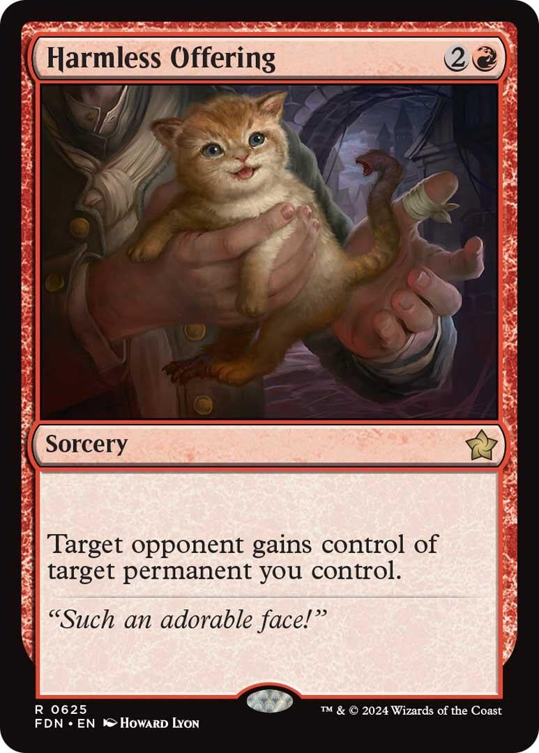 Image for Harmless Offering (625) (FDN) - Magic: The Gathering