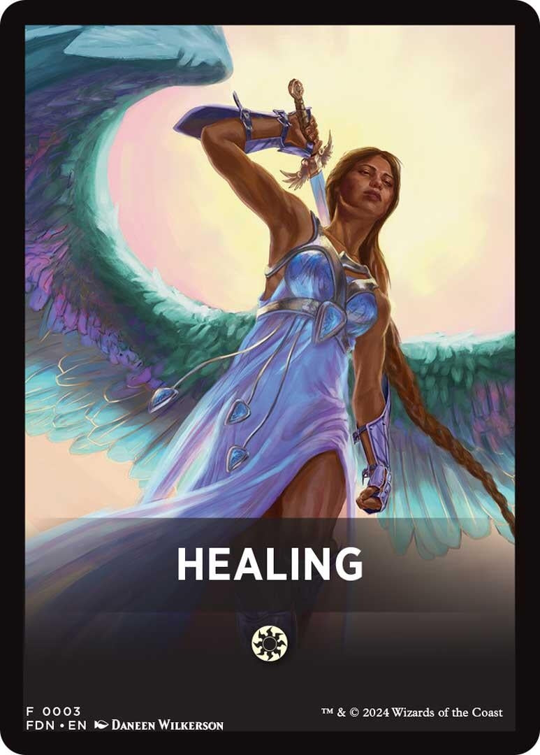 Image for Healing Theme Card (3) (FDN) - Magic: The Gathering