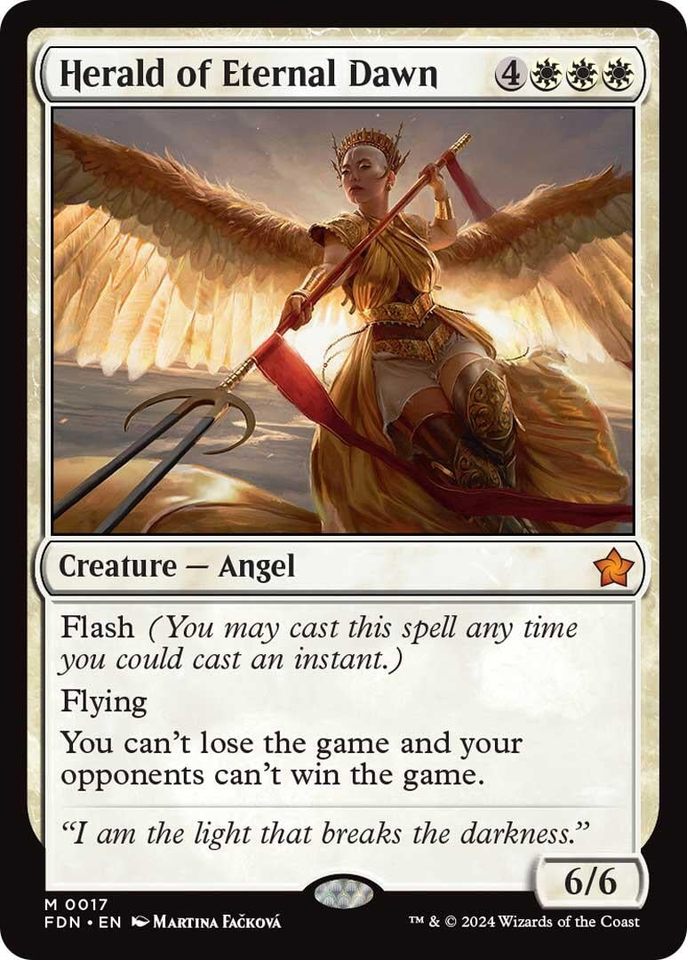 Image for Herald of Eternal Dawn (17) (FDN) - Magic: The Gathering