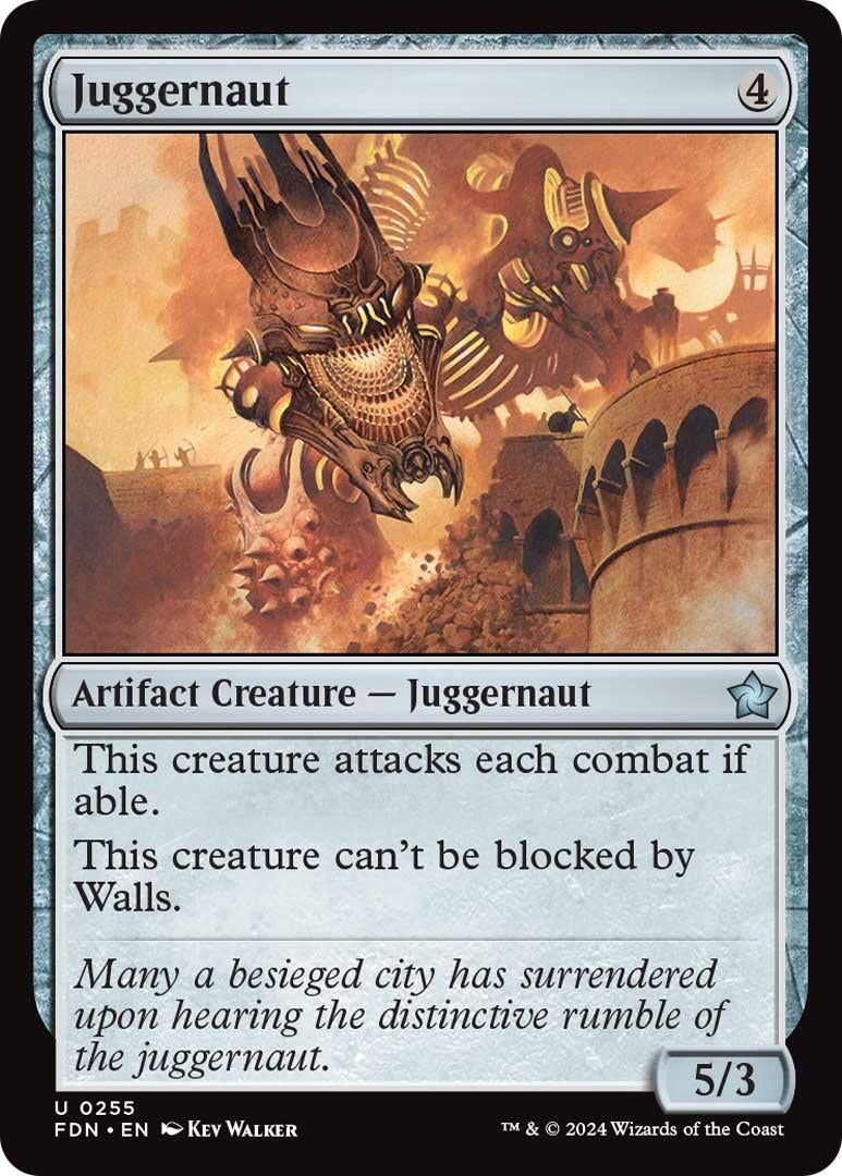 Image for Juggernaut (255) (FDN) - Magic: The Gathering