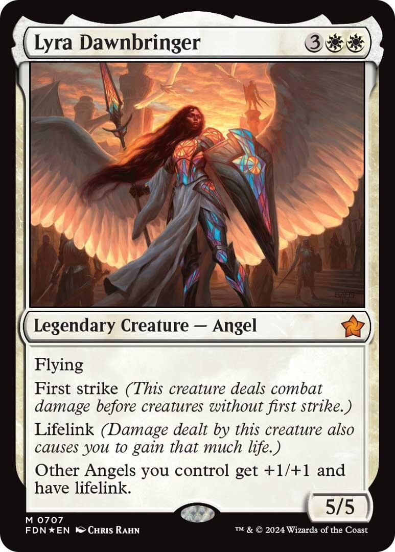 Image for Lyra Dawnbringer (0707) (707) (FDN) - Magic: The Gathering