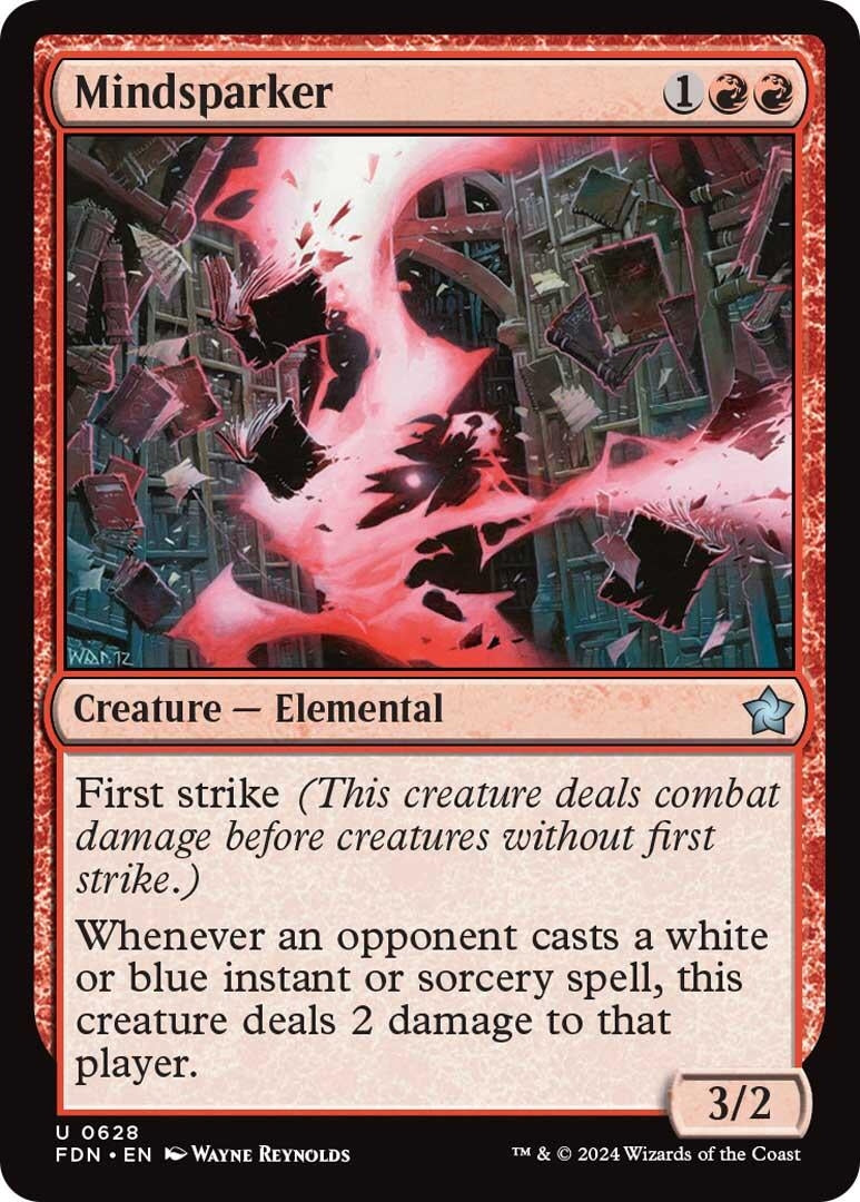 Image for Mindsparker (628) (FDN) - Magic: The Gathering