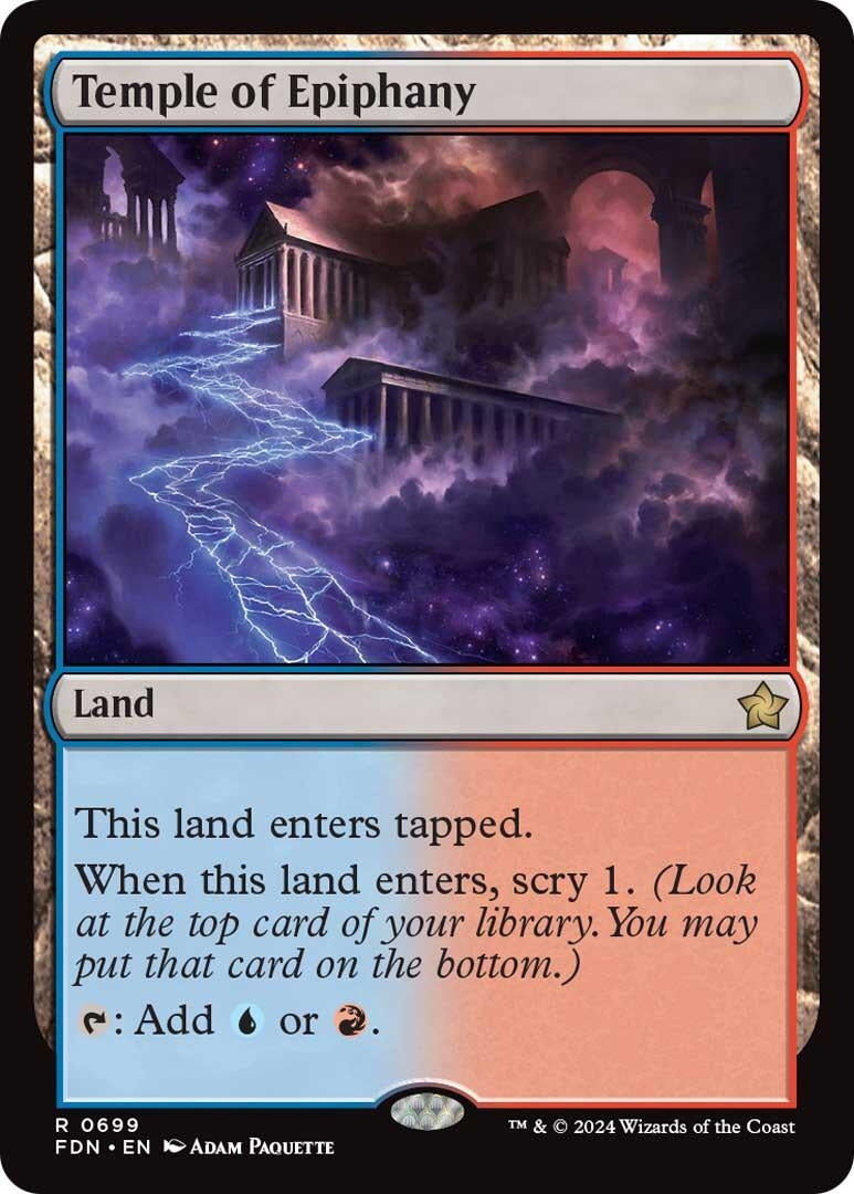 Image for Temple of Epiphany (699) (FDN) - Magic: The Gathering