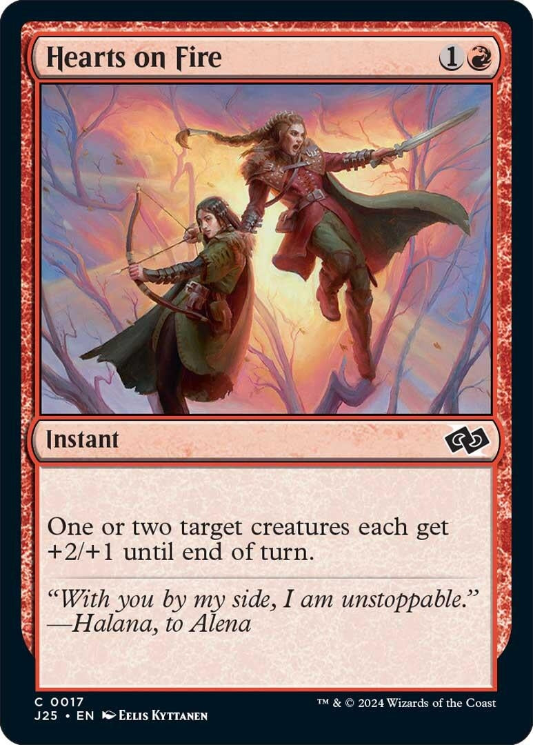 Image for Hearts on Fire (17) (J25) - Magic: The Gathering