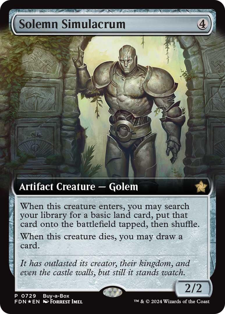 Solemn Simulacrum (Extended Art) (729) (BABP)