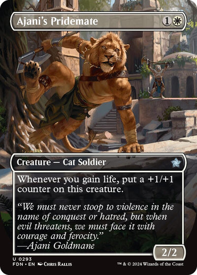Ajani's Pridemate (Borderless) (293) (FDN)