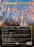 Image for Crystal Barricade (Borderless) (296) (FDN) - Magic: The Gathering