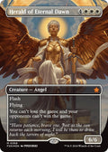 Image for Herald of Eternal Dawn (Borderless) (Mana Foil) (368) (FDN) - Magic: The Gathering