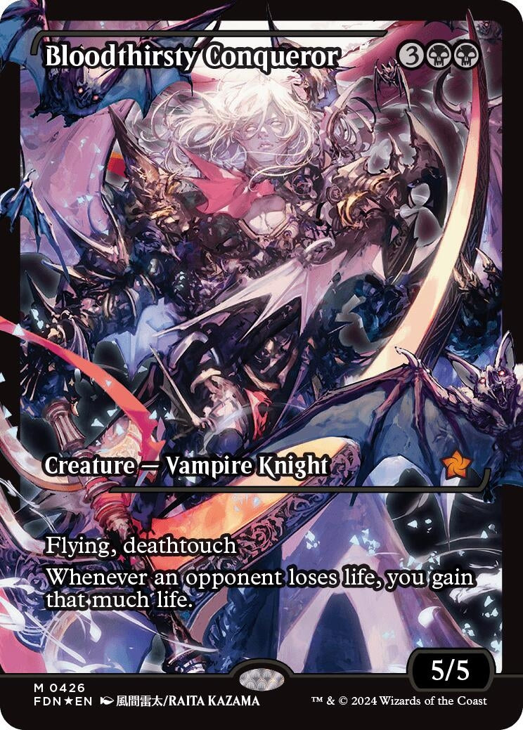 Image for Bloodthirsty Conqueror (Showcase) (426) (FDN) - Magic: The Gathering