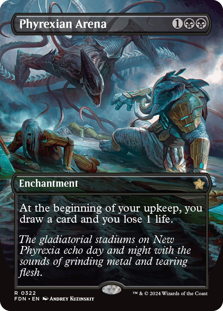 Image for Phyrexian Arena (Borderless) (322) (FDN) - Magic: The Gathering