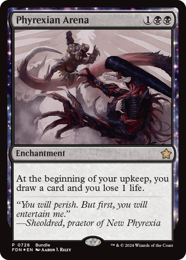 Image for Phyrexian Arena (FDN Bundle) (728) (UMP) - Magic: The Gathering