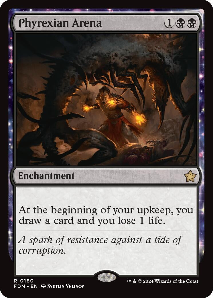 Image for Phyrexian Arena (180) (FDN) - Magic: The Gathering