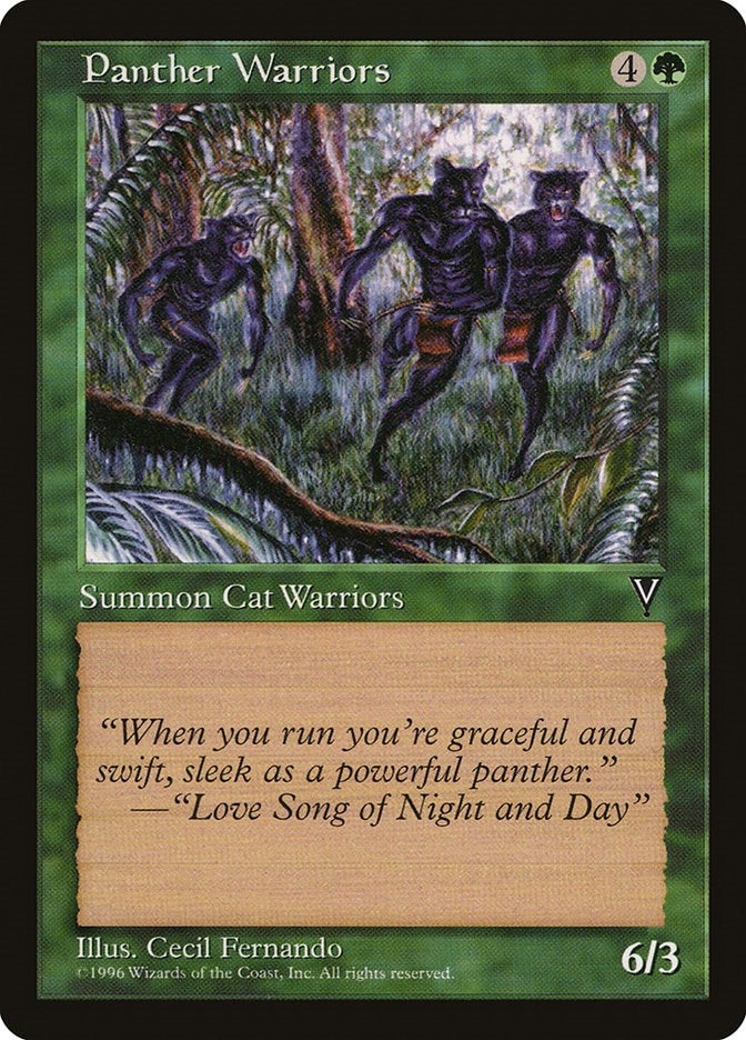 Image for Panther Warriors (VIS) - Magic: The Gathering