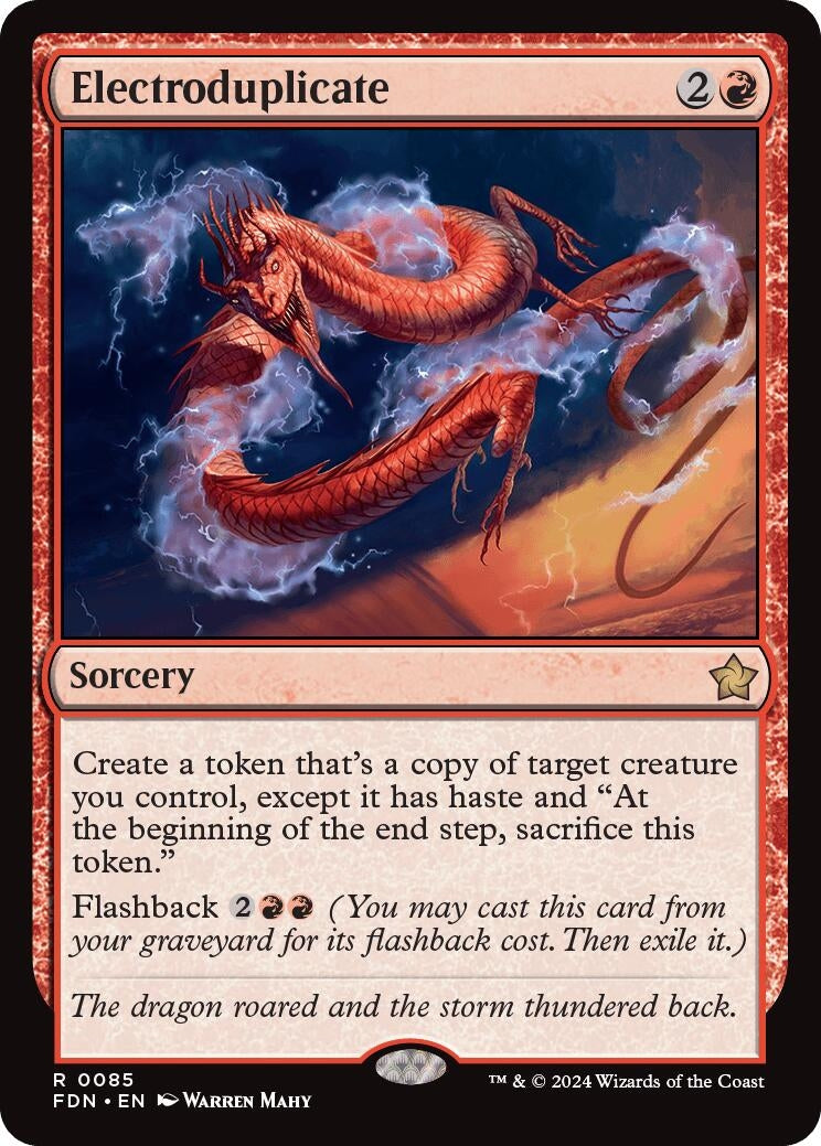 Image for Electroduplicate (85) (FDN) - Magic: The Gathering