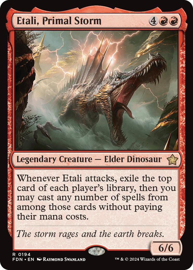 Image for Etali, Primal Storm (194) (FDN) - Magic: The Gathering