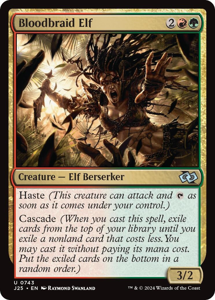 Image for Bloodbraid Elf (743) (J25) - Magic: The Gathering