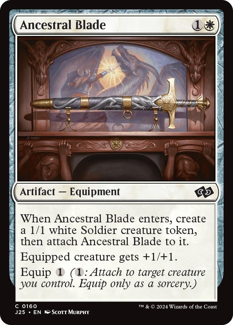 Image for Ancestral Blade (160) (J25) - Magic: The Gathering