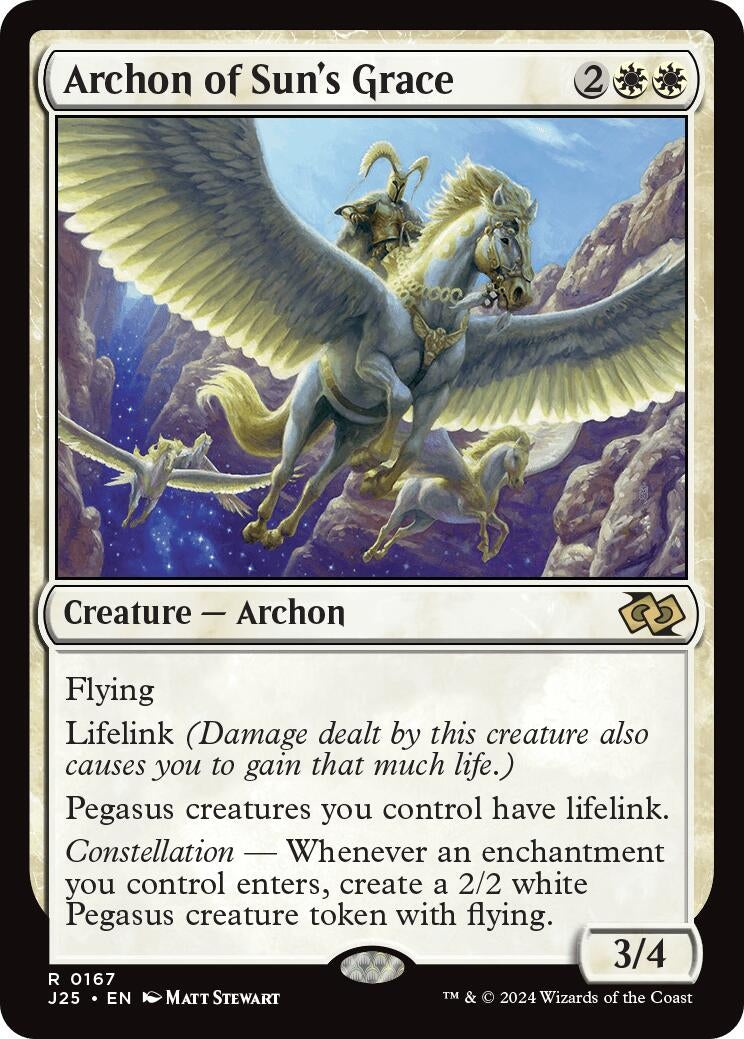 Image for Archon of Sun's Grace (167) (J25) - Magic: The Gathering
