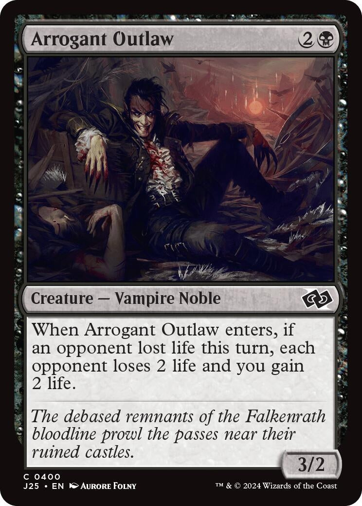 Image for Arrogant Outlaw (400) (J25) - Magic: The Gathering
