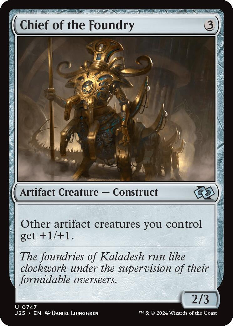 Image for Chief of the Foundry (747) (J25) - Magic: The Gathering