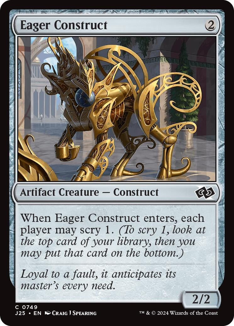 Image for Eager Construct (749) (J25) - Magic: The Gathering