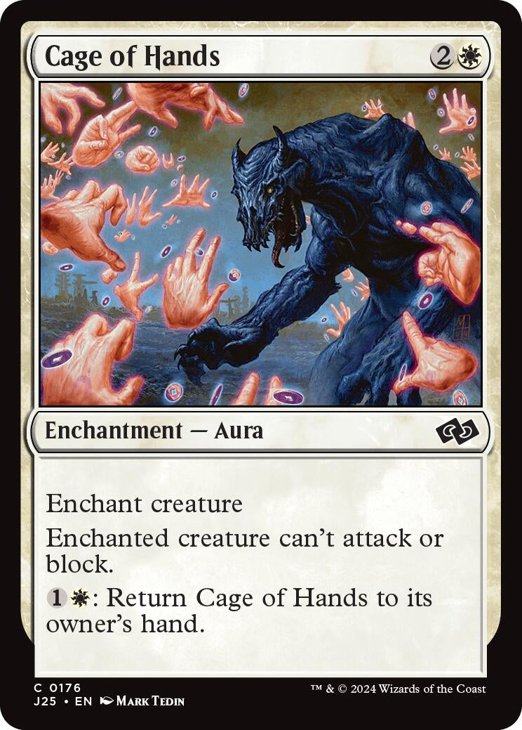Image for Cage of Hands (176) (J25) - Magic: The Gathering