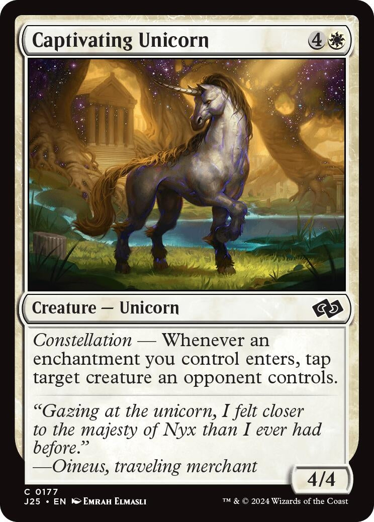 Image for Captivating Unicorn (177) (J25) - Magic: The Gathering