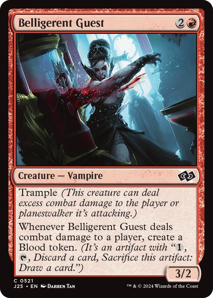 Image for Belligerent Guest (521) (J25) - Magic: The Gathering