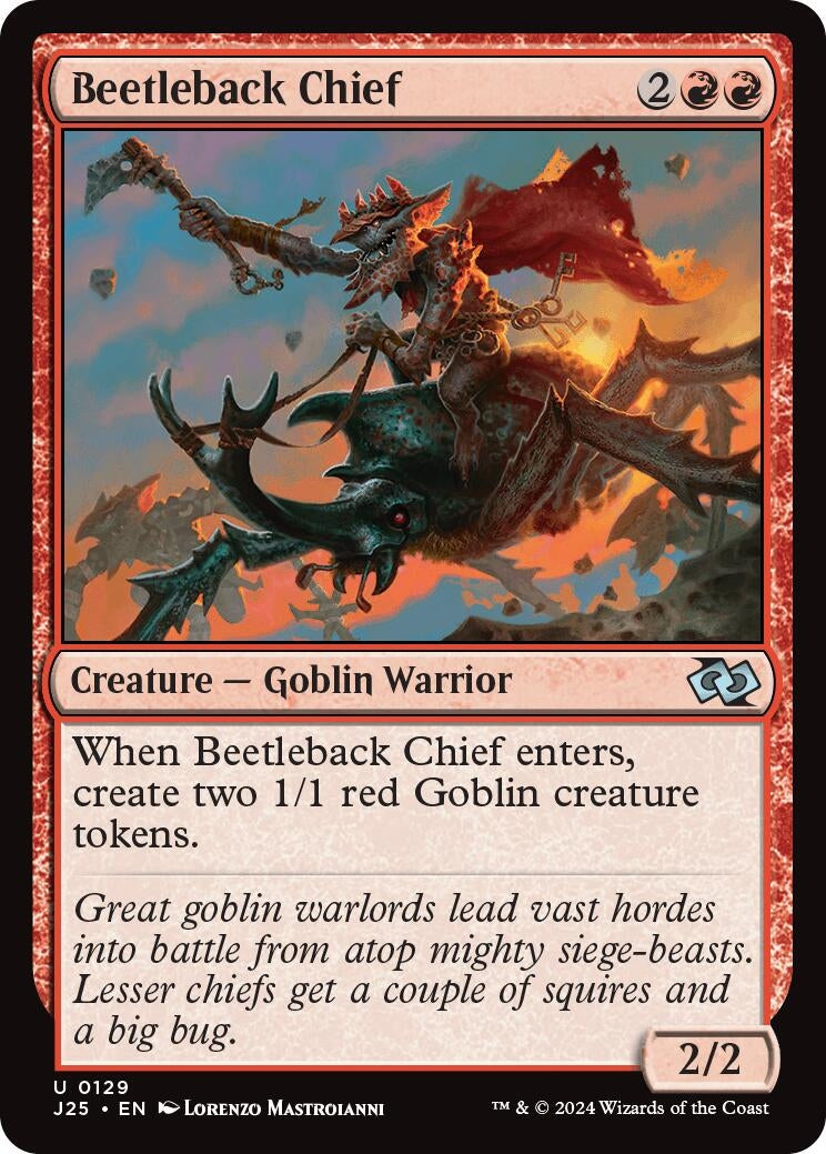 Image for Beetleback Chief (129) (J25) - Magic: The Gathering