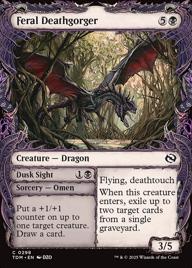 Feral Deathgorger // Dusk Sight